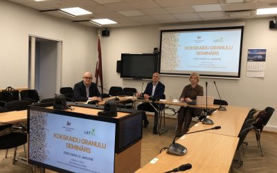 21.janvārī Latvijas Ilgtspējīgu iepirkumu asociācijas valdes priekšsēdētāja Inese Pelša piedalījās Latvijas Biomasas asociācijas organizētā seminārā par koksnes granulām.
