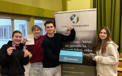 Ulbrokas vidusskolas jaunieši piedalās projektā “Dabai draugs”