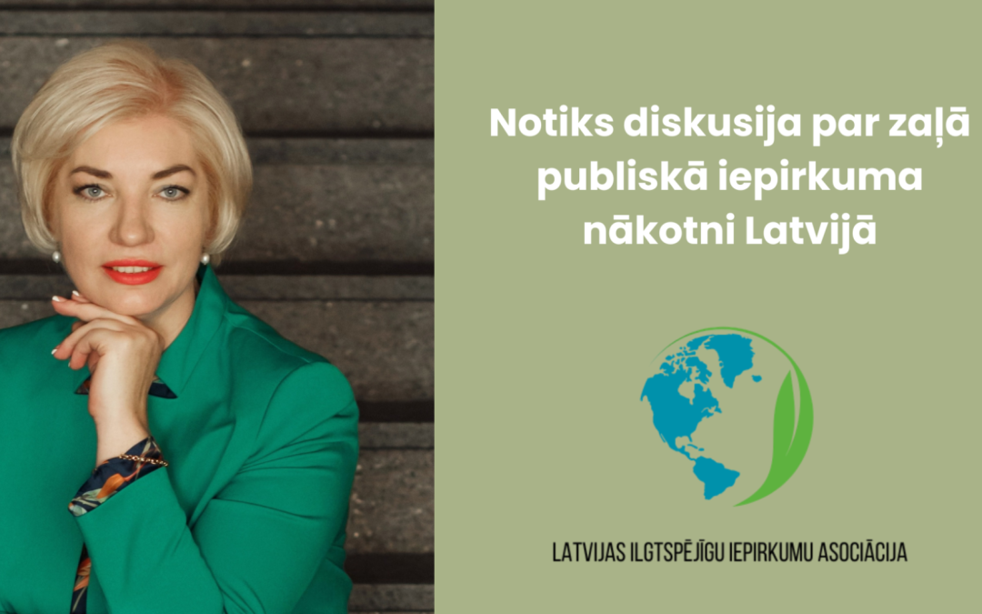 Notiks diskusija par zaļā publiskā iepirkuma nākotni Latvijā