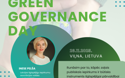 Diskusija par zaļā publiskā iepirkuma nozīmi ilgtspējīgā pārvaldībā