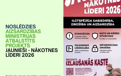Noslēdzies projekts jauniešu valstiskās apziņas un drošības prasmju stiprināšanai