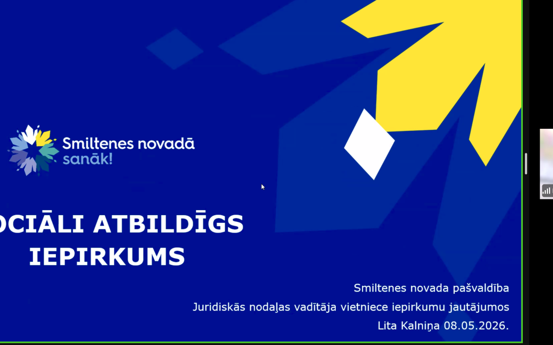 Noticis “Ilgtspējīgu iepirkumu gada balva 2025” laureātu pieredzes seminārs